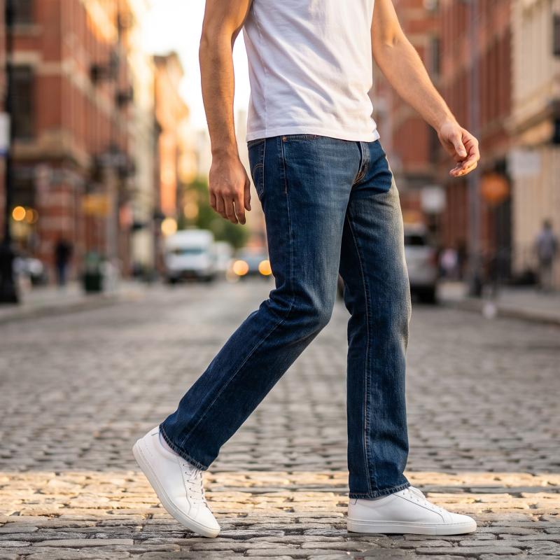 Levi’s Premium Men's Original Export Quality Straight Fit Denim Jeans